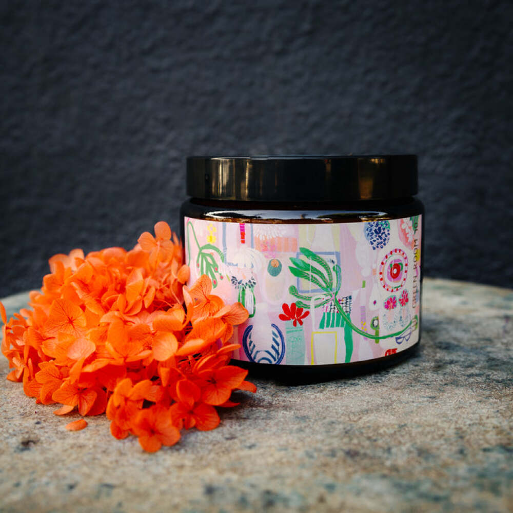 Geranium And Lemon Verbena Alice Signature Green Room Bordan Candle